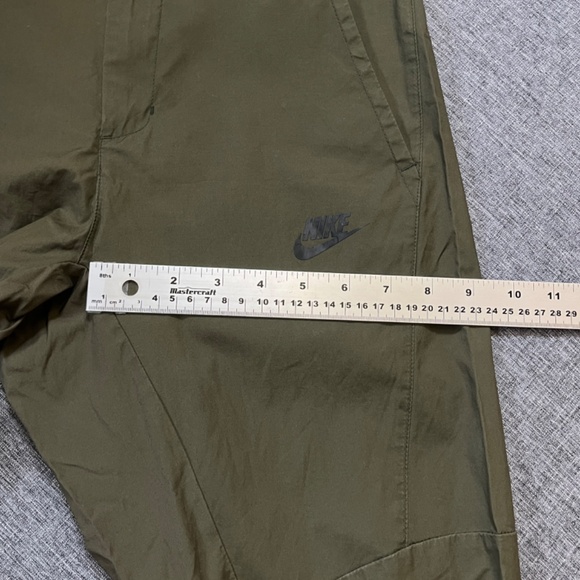 Nike Tech Bonded Jogger Pants - Men's Size 28 - Green - Picture 10 of 12